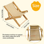 Katzenbett - Verstellbares Katzenbett mit Hammock, Stabiler Ruheplatz für Katzen Bis 10kg, Ideal für Katzen, Welpen und Kleintiere, Katze Beliebtem Sisal-Kratzfläche