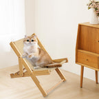 Katzenbett - Verstellbares Katzenbett mit Hammock, Stabiler Ruheplatz für Katzen Bis 10kg, Ideal für Katzen, Welpen und Kleintiere, Katze Beliebtem Sisal-Kratzfläche