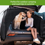 Kofferraumabdeckung Sonnenschutz,180×150cm Heckklappe Flügeltür Kofferraumabdeckung,Auto Heckklappe Moskitonetz,Sonnenschutz Gardinen Vorhang,für Dach Caravan Camper Van Camping